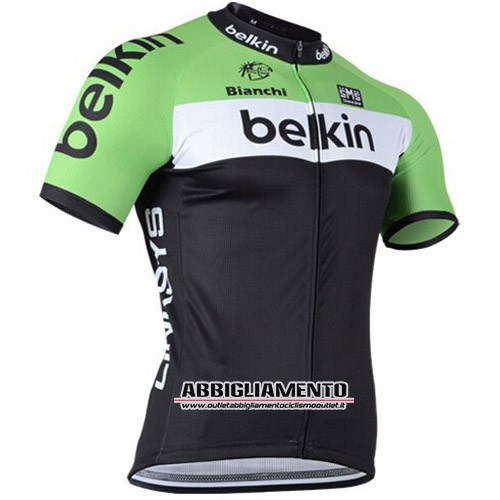 Abbigliamento Belkin 2014 Manica Corta E Pantaloncino Con Bretelle Verde E Nero - Clicca l'immagine per chiudere